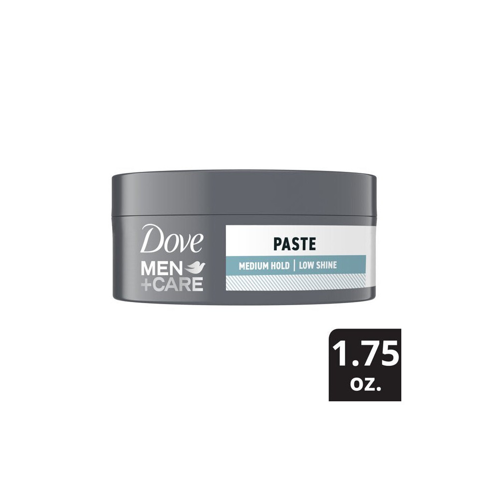 Dove Men+Care Styling Aid Sculpting Hair Paste Hair Product Medium Hold Hair Styling For A Textured Look With A Matte Finish 1.75 Oz