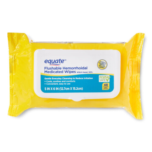 Equate Hemorrhoidal Medicated Wipes 48ct