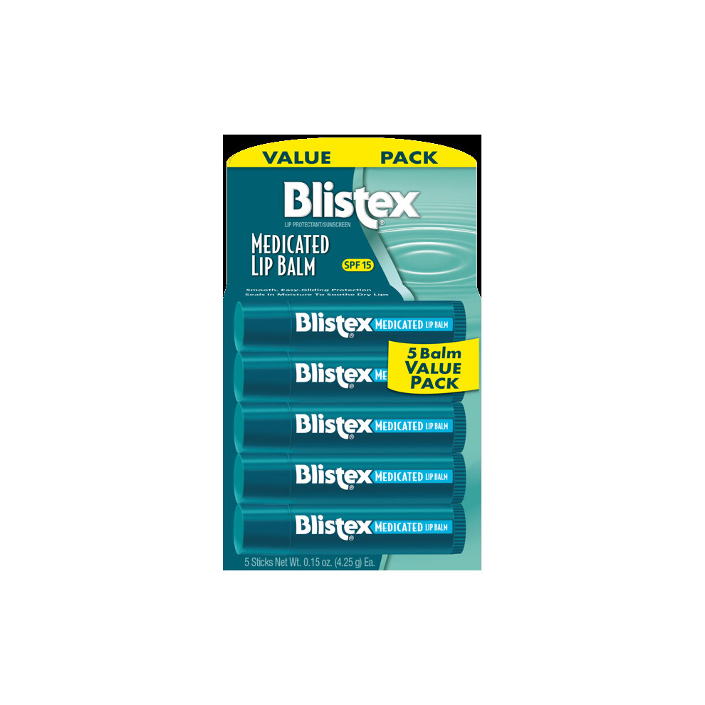 Blistex Medicated Balm 5 pack