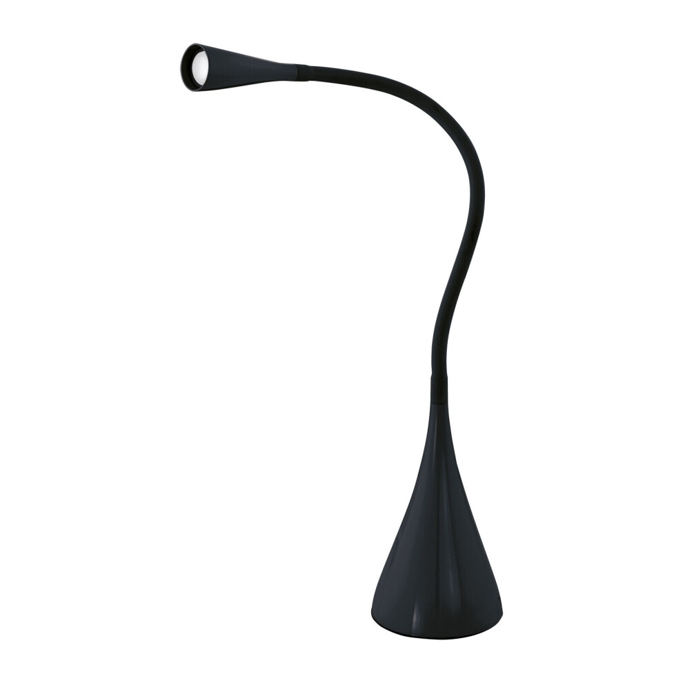 Loops Table Lamp Colour Black Flexible Touch To Dim Step Dimmer Bulb Led 3.5W