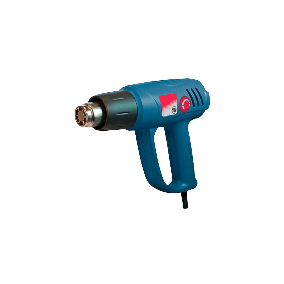 2000W Hot Air Gun 600C Max Variable Temperature Inc 4 Nozzles 2 Speed