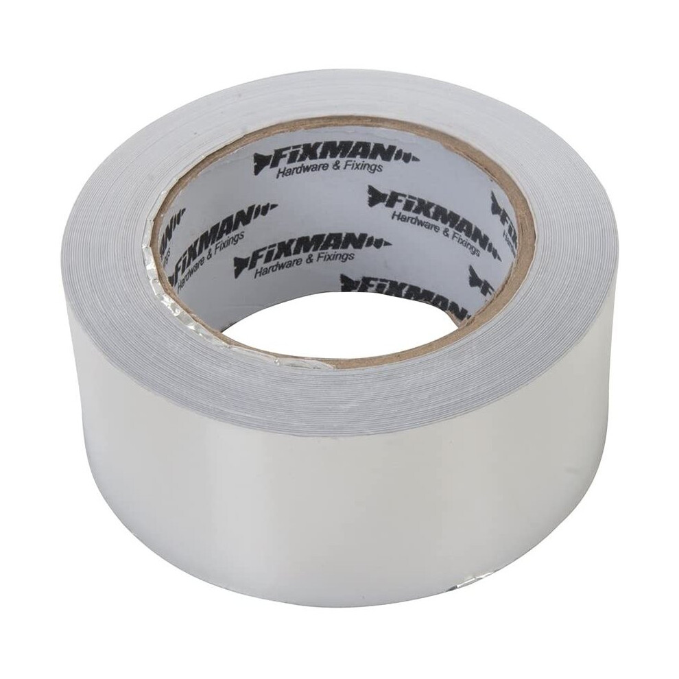 50mm x 45m Aluminium Foil Tape Adhesive Insulation / Underlay Jointing Tape