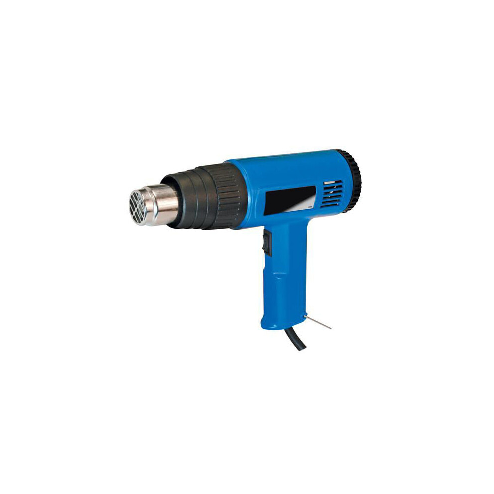 2000W Hot Air Gun 600 Degree Celsius Max Drying Stripping Paint 4 Nozzles & Paint Scraper