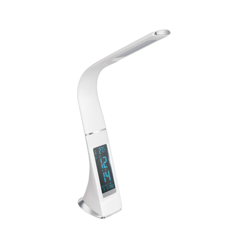 Loops Table Lamp Colour White Touch On/Off Dimming Clock Bulb Led 3.2W Included