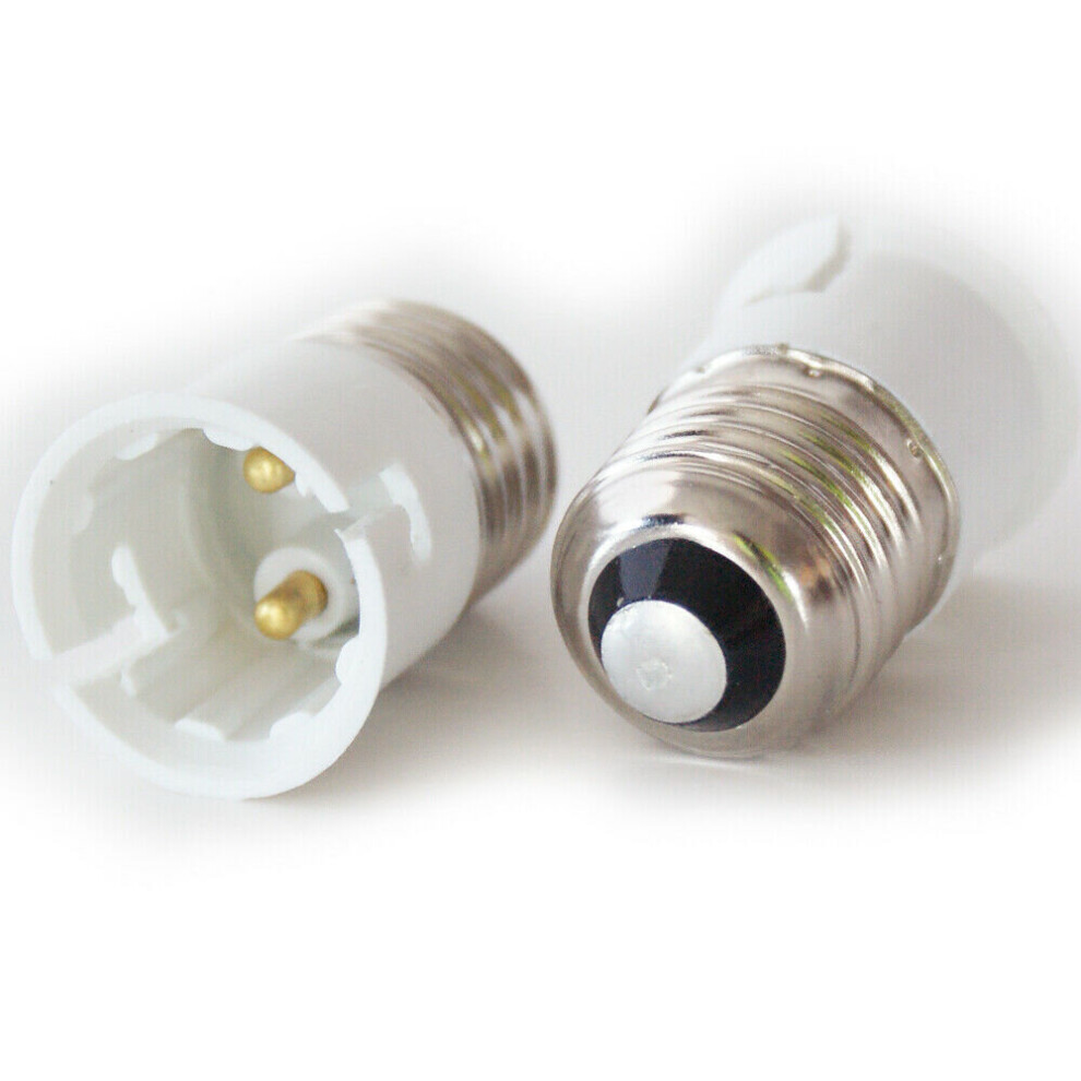 Photos - Light Bulb 5x  Adapter Converter ES Edison Screw to BC Bayonet Cap Lamp Holder Led-Halogen-Incandescent-Filament-Electric