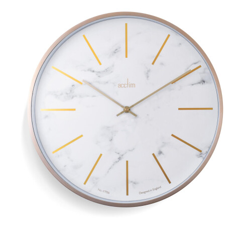 Acctim Acctim Wall Clock Luxe 40cm in Marble