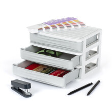 (3 DRAWER) LIVIVO Desktop Makeup Storage Organiser