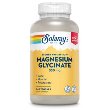 Solaray, Magas Abszorpciós Magnézium Glicinát, 350 mg, 240 VegCaps