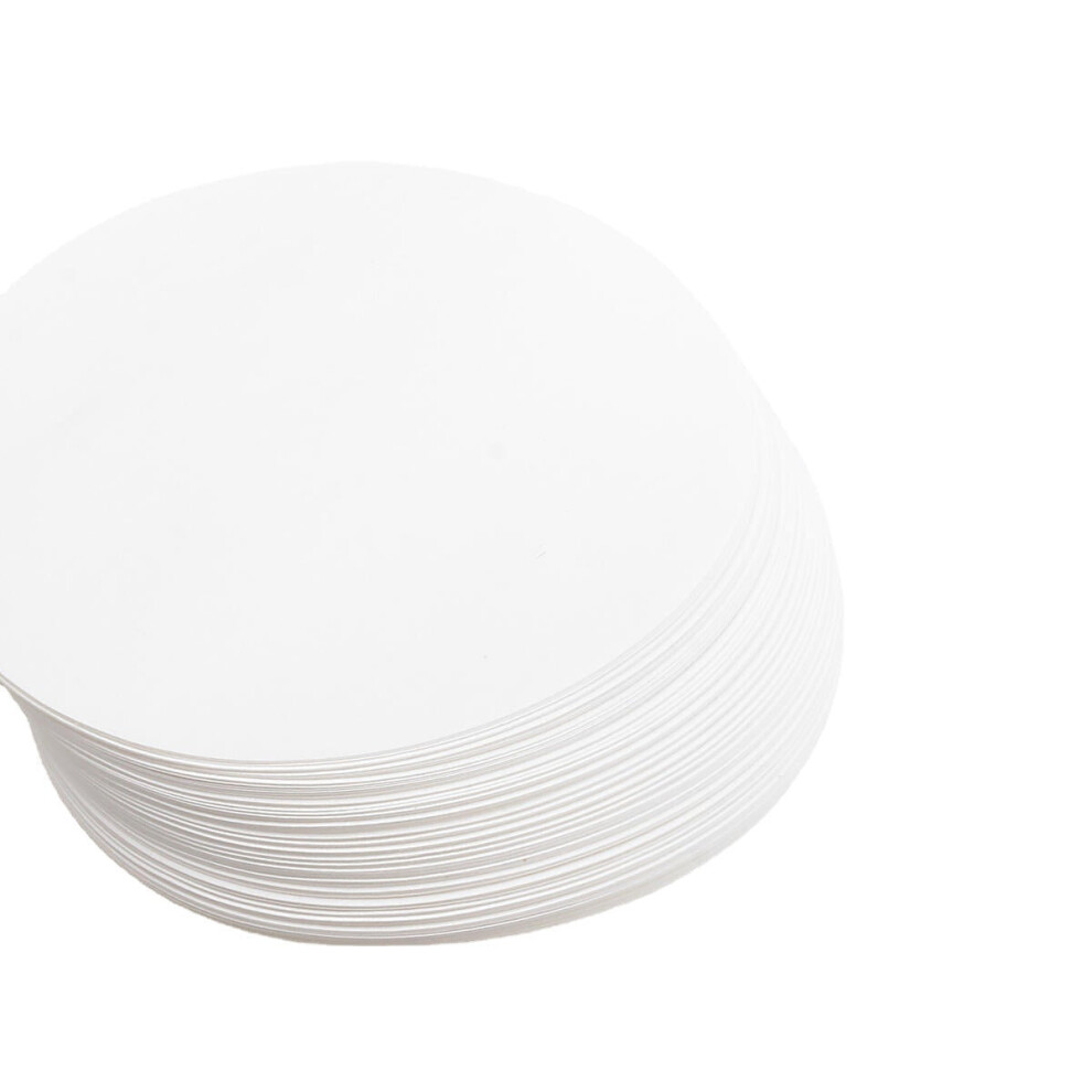 () 100Pcs/Set 7/9/11/12.5/15/18cm Quantitative Filter Paper Ashless Circular Funnel Sheet Medium Speed 15-20um