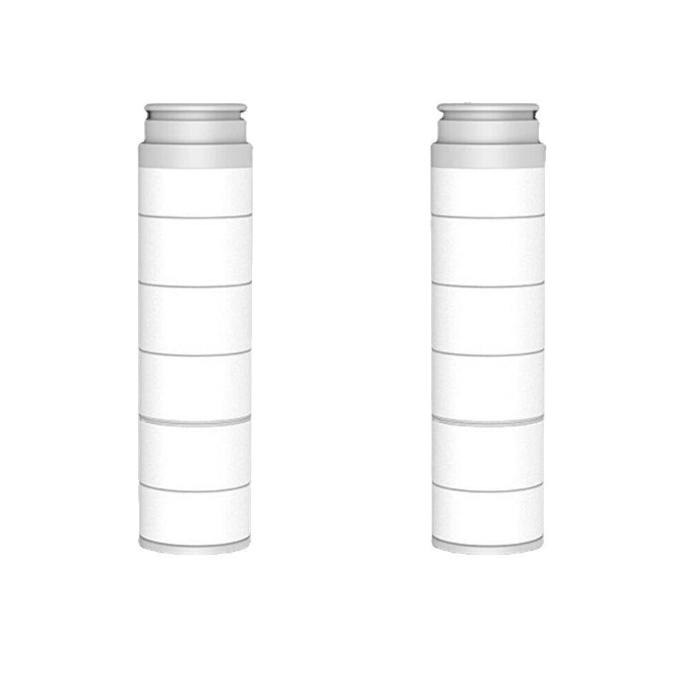 (2 Filter Elements) Bathroom Pressurized Rainfall Shower Head Hand-Held Antibacterial Material Replaceable Filter Element Water Saving Wall Mount Show 3654659421876