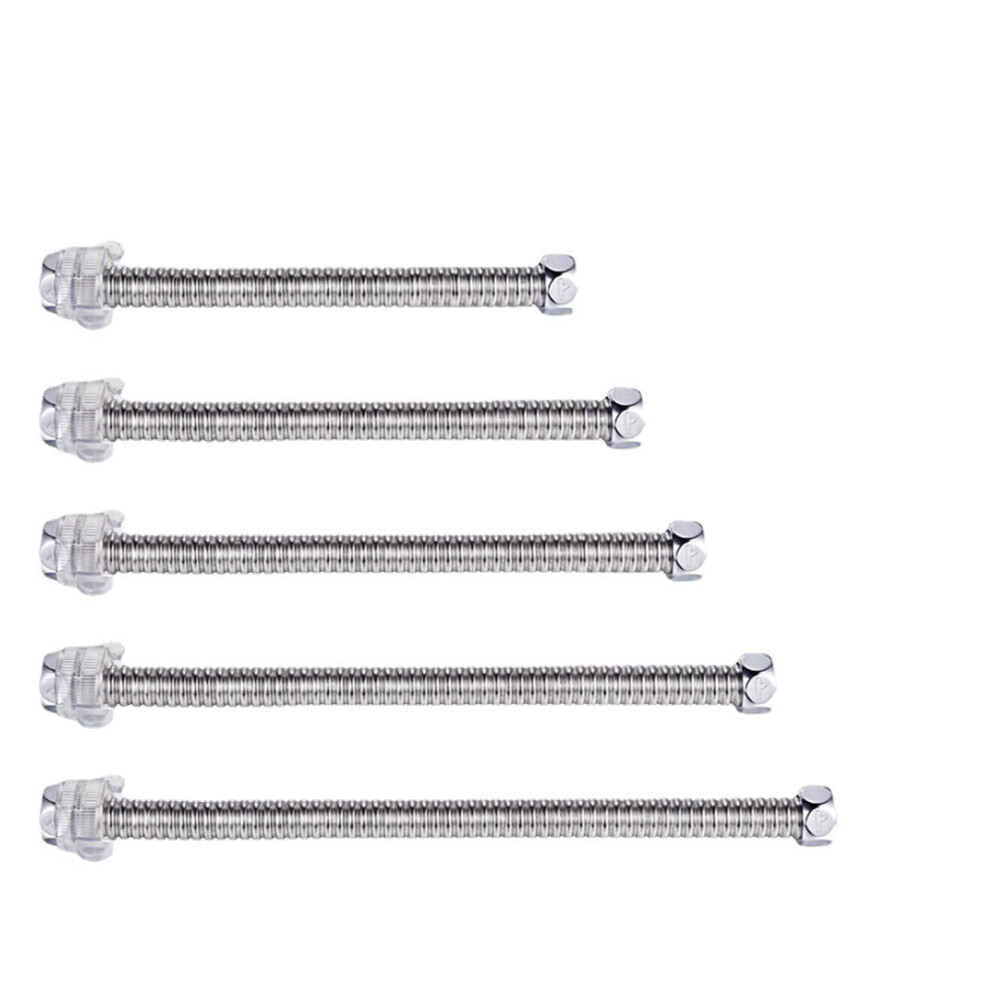 (20Cm) Stainless Steel Basin&Toilet Flexible Plumbing Water Corrugated Hose G1/2" Hot&Cold Tube Bathroom Heater Pipes 20-60Cm From 3654659456700