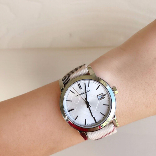 Burberry Reloj Burberry BU9113 Large Check Nova Check Correa Mujer 2