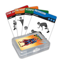 FITDECK Kids Exercise Playing Cards for Guided Workouts, Superman