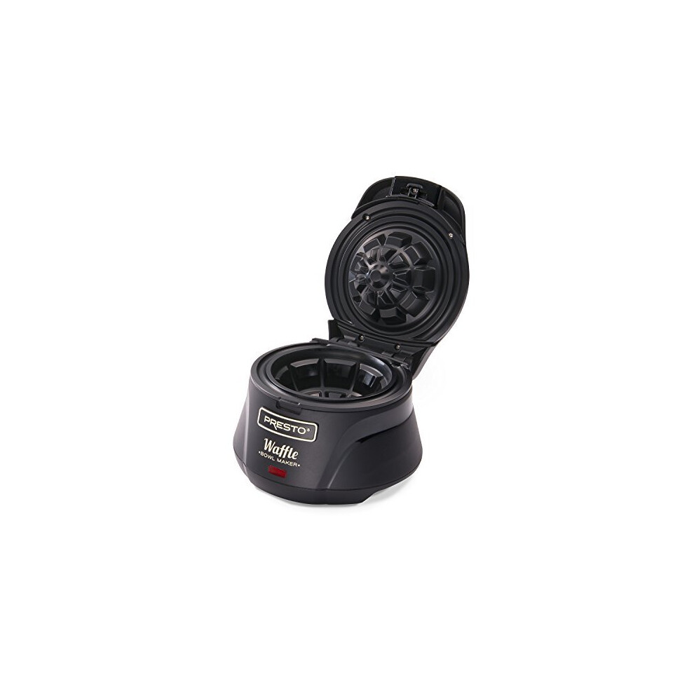 Presto 03500 Belgian Waffle Bowl Maker,Black, 9.3 x 8.25 x 5.25 inches