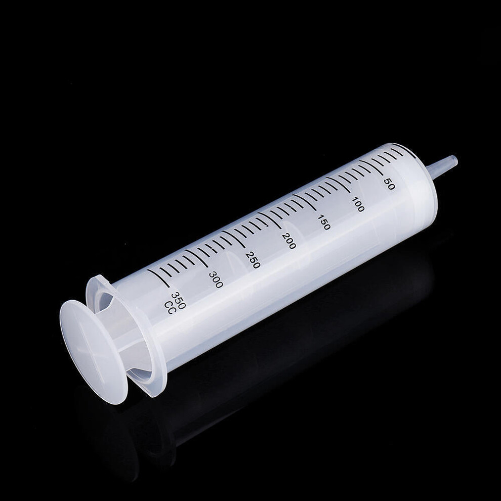 350Ml Plastic Dispensing Syringe W/ Double Scale For Refilling And Measuring Liquids Industrial Glue Applicator 3654659367471
