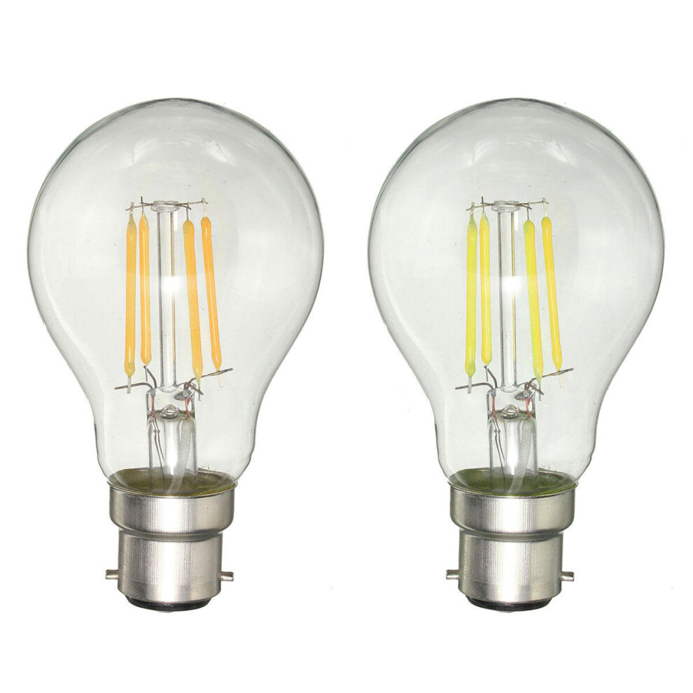 (Warm White) Dimmable B22 G45 4W Pure White Warm White COB Retro Vintage Edison Incandescent Light Bulb AC220V