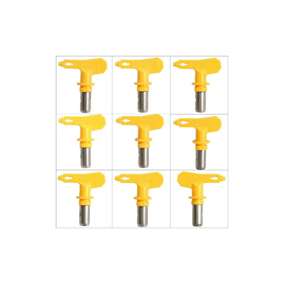 (9) Airless Spraying Gun Tips 4 Series 09-31 For Wagner Atomex Titan Paint Spray Tip 3654659390127