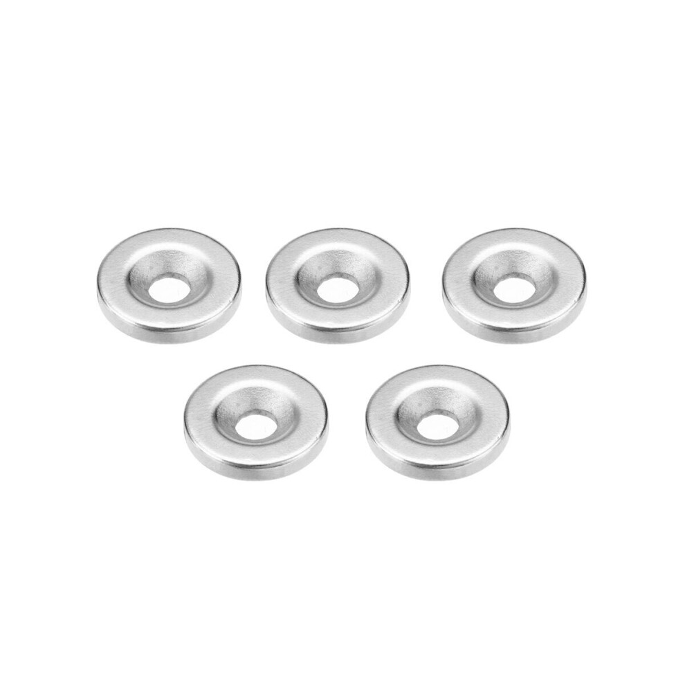 5pcs N52 15x3mm 4mm Hole Strong Round Countersunk Ring Magnets Rare Earth Neodymium Magnets