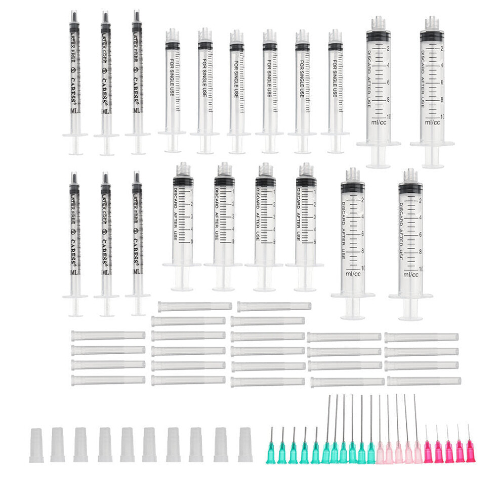 50Pcs/Set Dispensing Needle Kits Blunt Tip Syringe Needles Cap for Refilling and Measuring Liquids Industrial Glue Applicator-image-OPC-P97DWTT-NEW