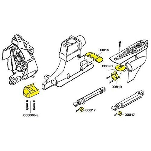 Tecnoseal Trim Cylinder Anode - Zinc - Alpha 2