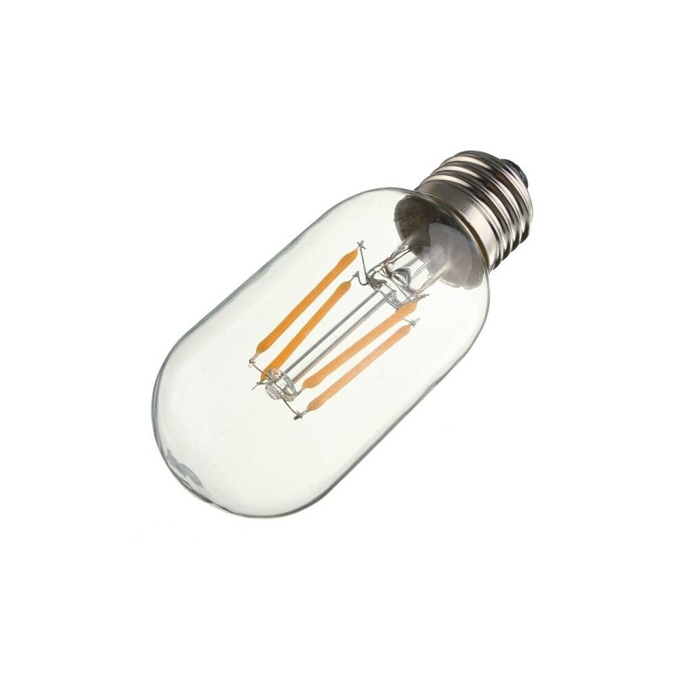 E27 4W COB LED Vintage Antique Retro Edison Clear Glass Warm White Light Bulb AC 220V