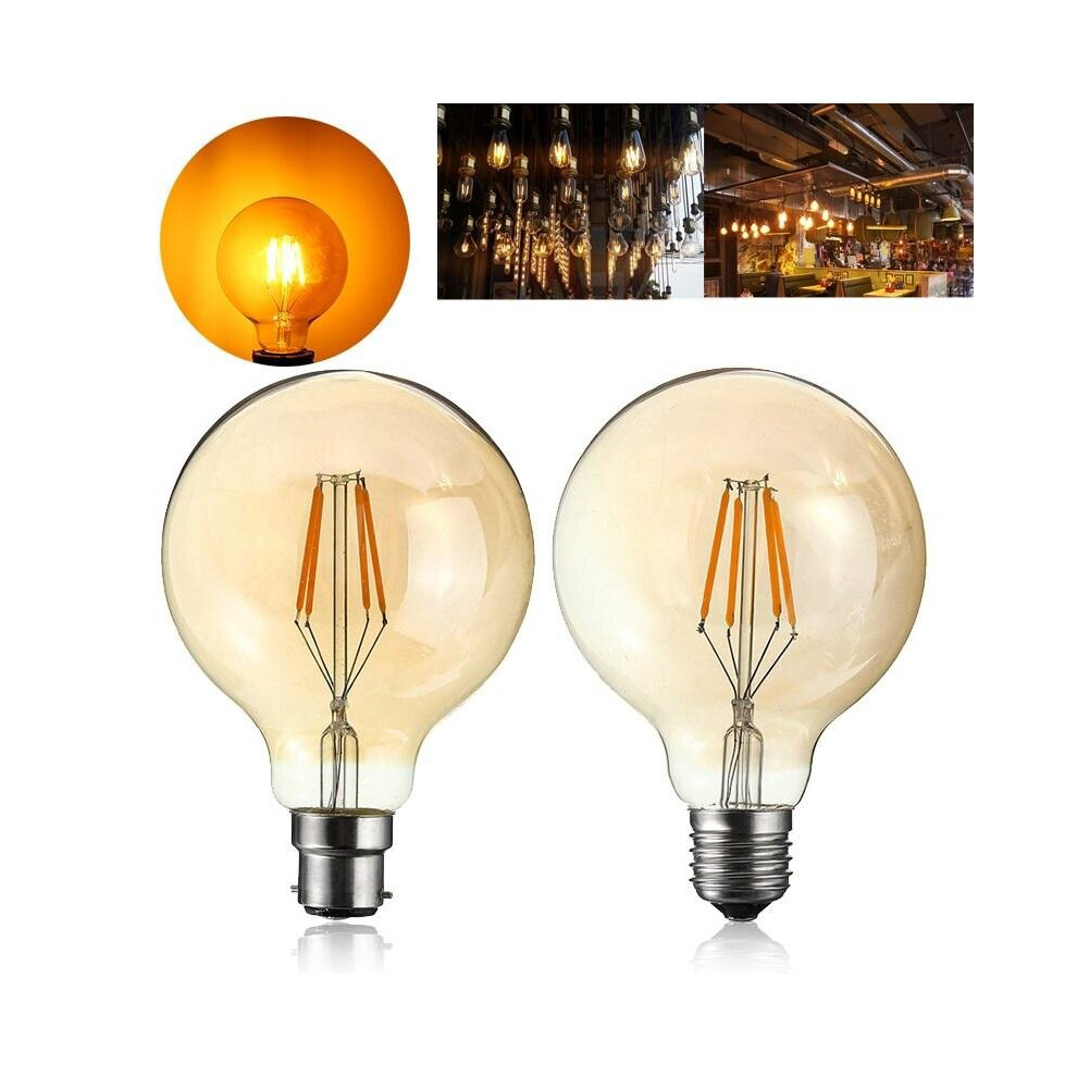 (B22) 4W E27/B22 Vintage Retro Industrial LED COB Edison Filament Incandescent Light Bulb