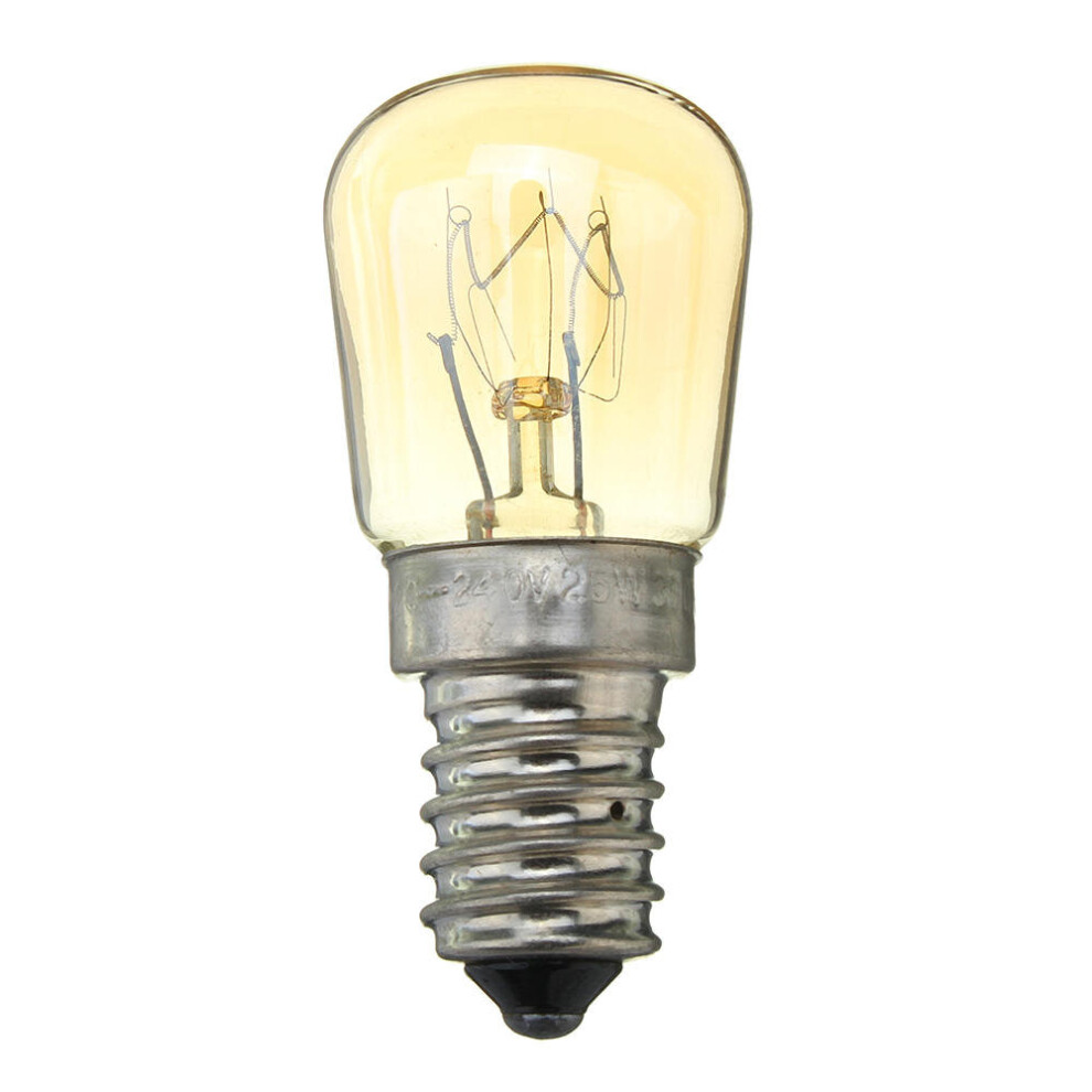 AC220-240V High Temperature 300 E14 25W Microwave Oven Cooker Incandescent Light Bulb