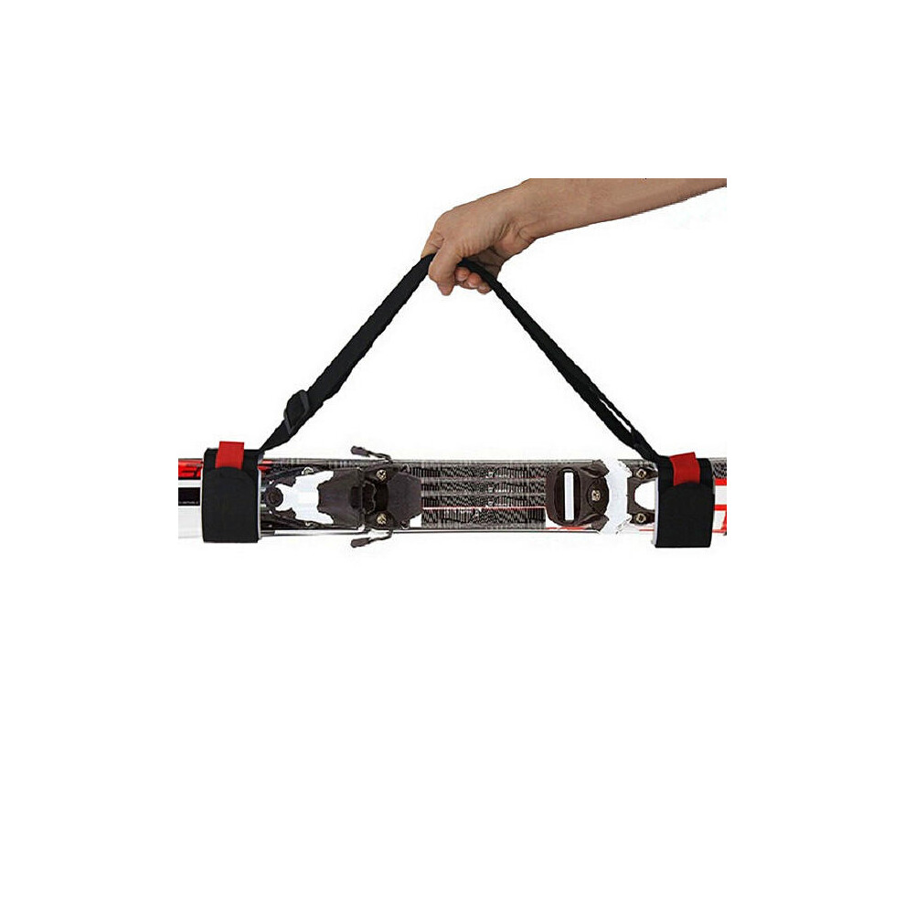 Thick Ski Lash Straps Ski Carrier Shoulder Double Board Handle Binding Belt Ski Straps