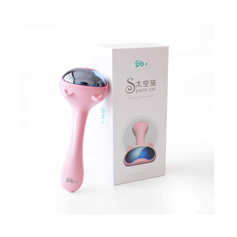 (Pink) Pet Dog Cat Hair Removal Brush Space Cat Stainless Steel Dog Comb Grooming Tools Hair Shedding Trimmer Comb for Dogs Cats