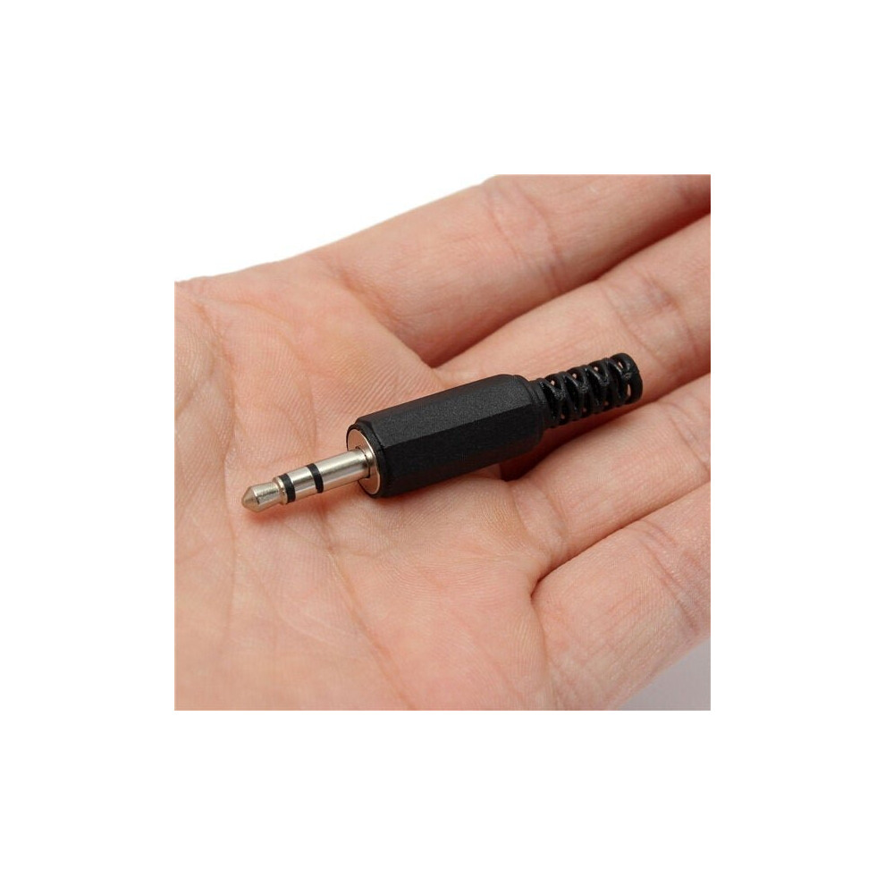 3.5mm Stereo Male Plug Jack Audio Adapter Connector