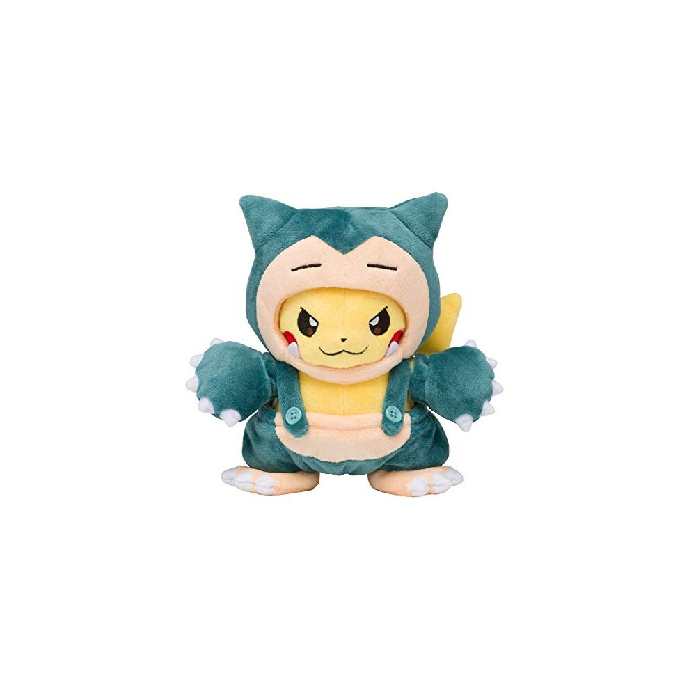 Pokemon Center Original stuffed Snorlax maniac Pikachu