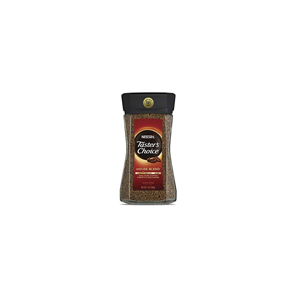 Nescafe Tasters Choice Instant Coffee, House Blend, 7 Ounce