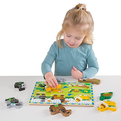 Melissa & Doug Melissa & Doug Pets Wooden Chunky Puzzle (8 pcs) 2