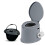 6L Large Portable Compact Toilet Potty Loo for Camping (Grey) 1