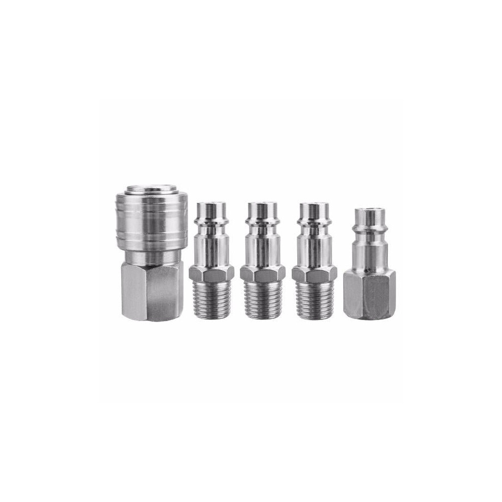 1/4 Euro Air Bsp Hose Compressor Tail Airline Fitting Quick Connector Release 3654659404084