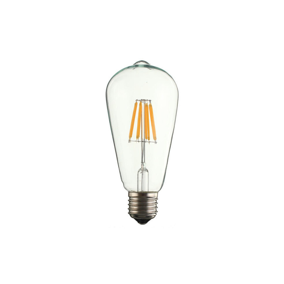 E27 8W Warm White Non-Dimmable COB LED Filament Retro Edison Bulbs 220V