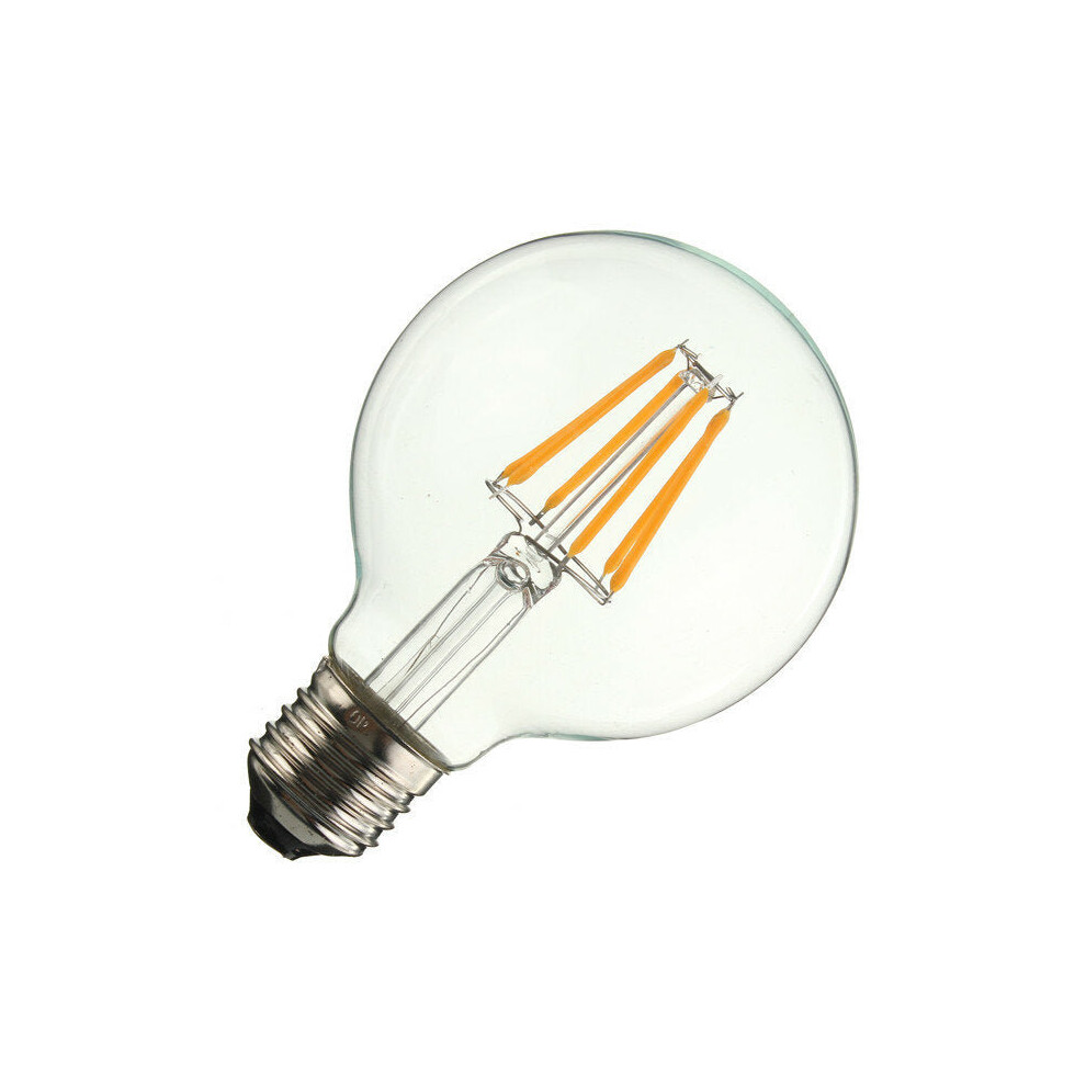 E27 6W Warm White COB LED Filament Retro Edison Bulbs 220V