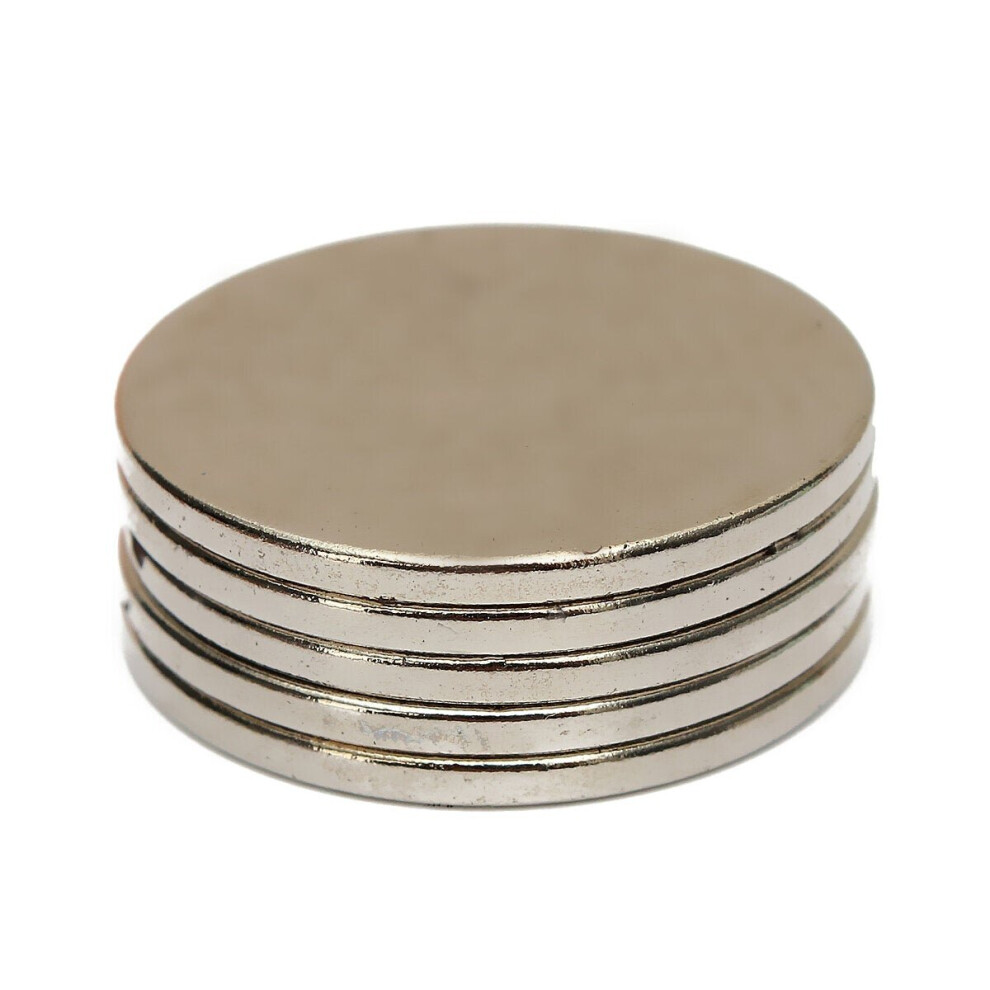 5Pcs 25*2MM Strong Round Disc Magnets Rare Earth Neodymium Magnets