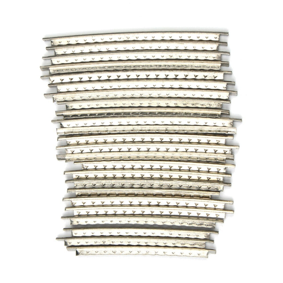 (2.4mm 22 Fret) 24pcs Set Electric Guitar Frets Wire Nickel-copper Alloy Fret Wire for Guitar Ukulele Musical Instruments Parts Accessories