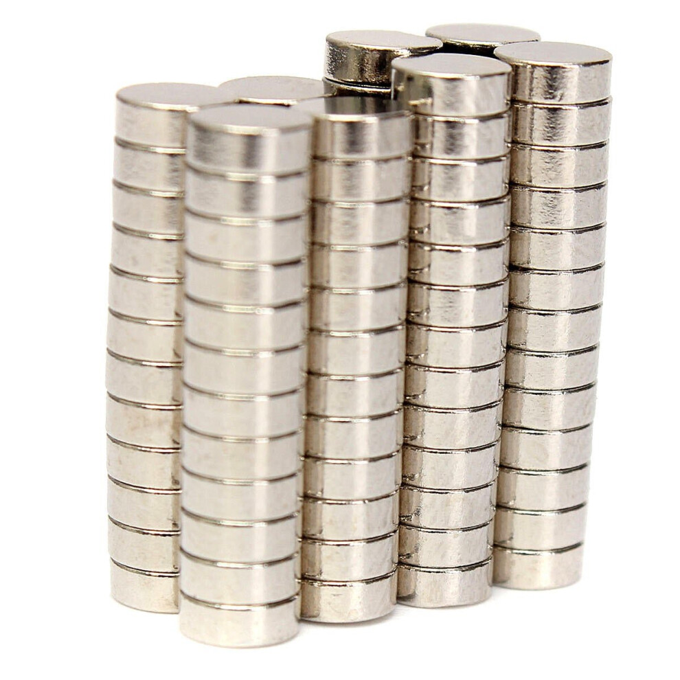 Greenzech 100Pcs 5Mmx2mm N52 Strong Round Magnets Rare Earth Ndfeb Neodymium Magnet