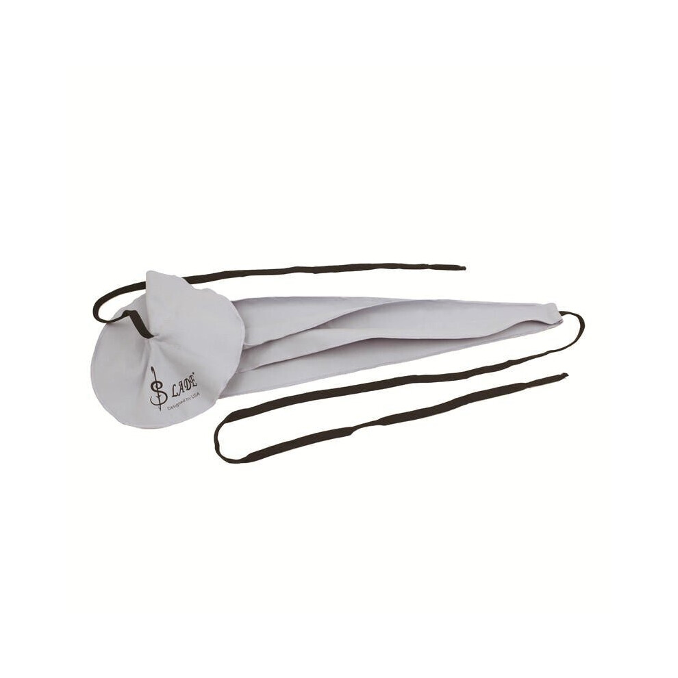 (Grey) Professional Saxophone Cleaning Cloth Tool for Wind Instruments