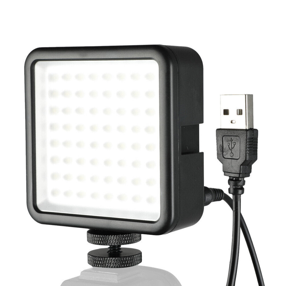 Video Fill Light for DSLR Camera Camcorder Mini DVR LED Flash Lamp Lighting for Photography Photo Video Recording