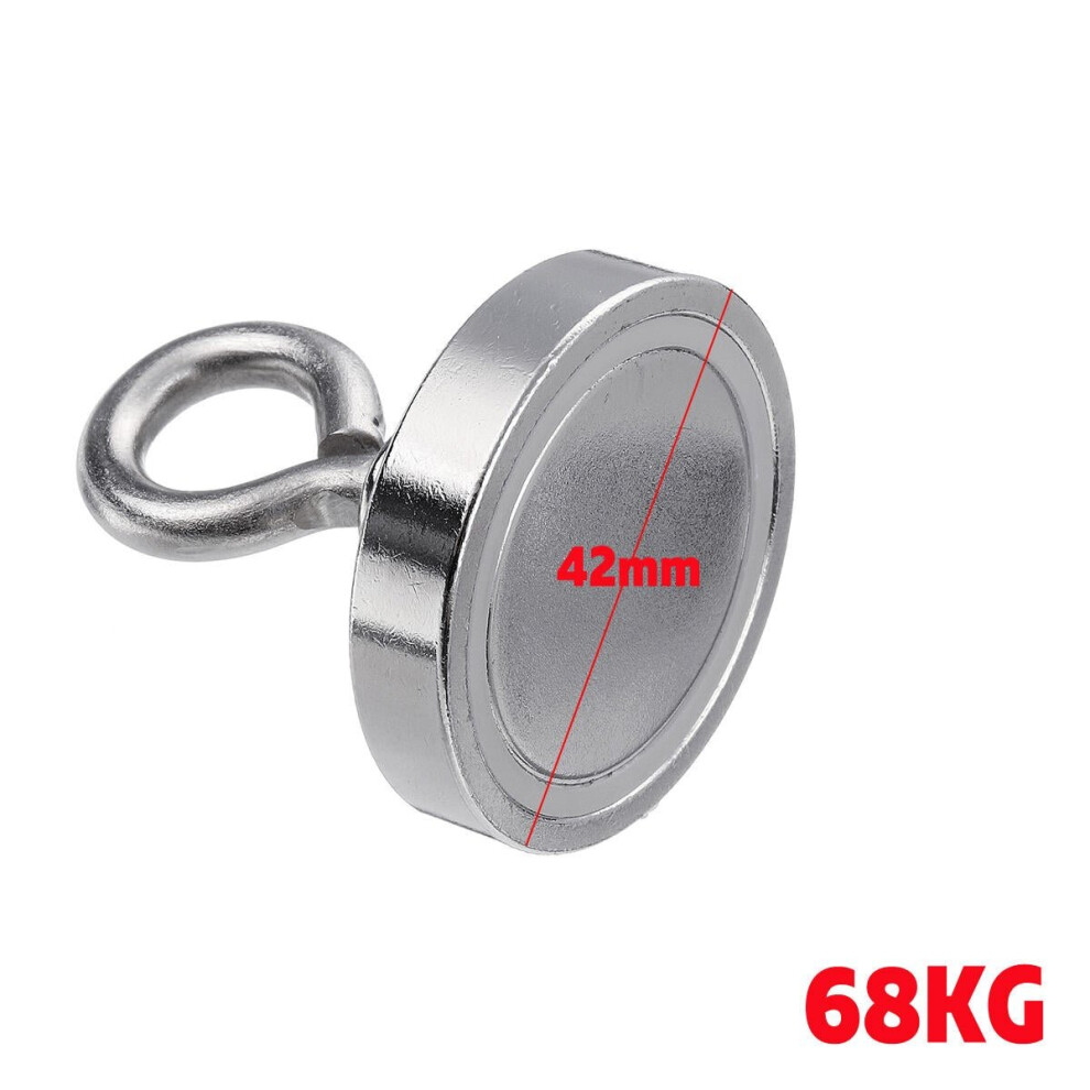 (42mm) 68KG D42mm or 120KG D60mm Neodymium Magnet Fishing Metal Sea River Treasure Recovery Magnet