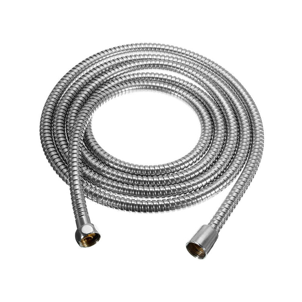 3M Stainless Steel Shower Hose Soft Shower Water Pipe Flexible Bathroom Water Pipe Silver Plumbing Hoses