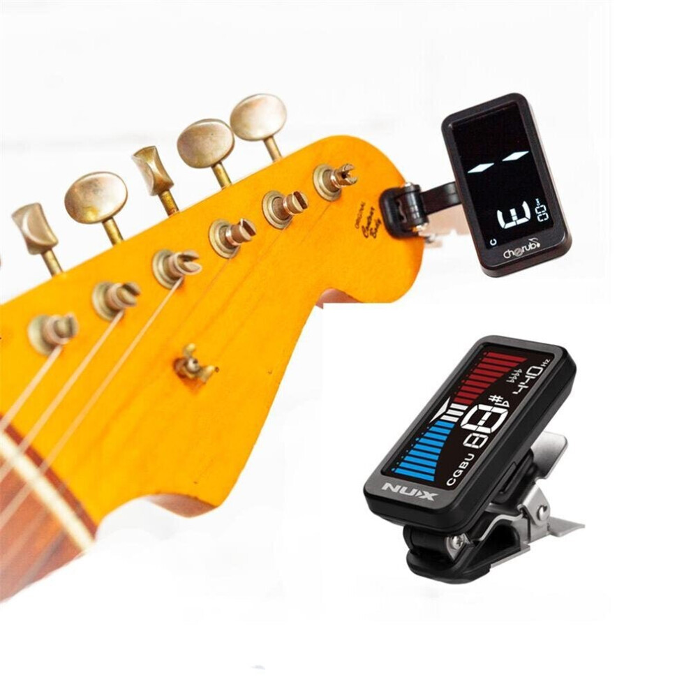 Clip-on High Sensitivity Guitar Tuner for Guitar Bass Ukulele Universal Instrument Parts Accessories