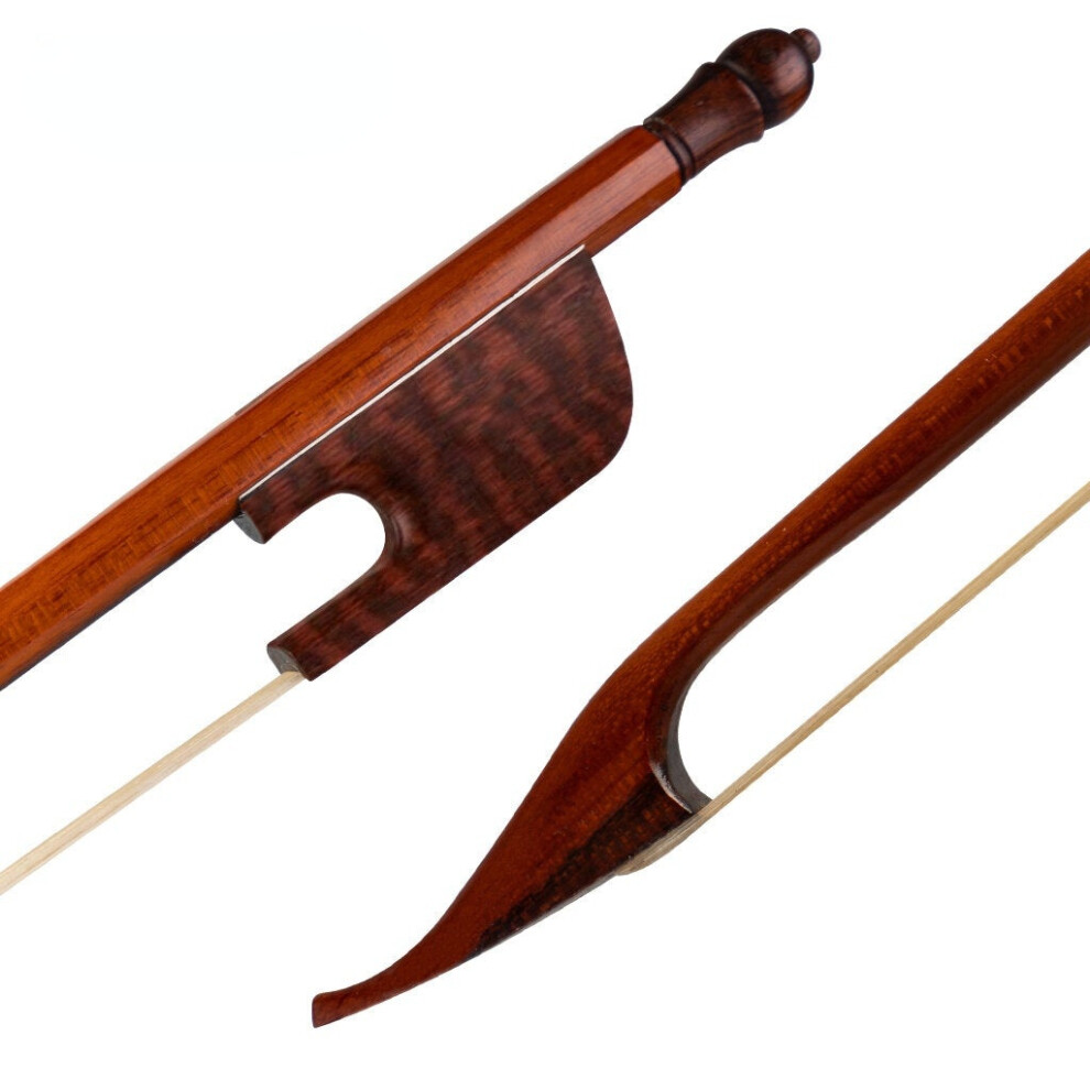 Professional Violin/Fiddle Bow 4/4 Snakewood Baroque Style Frog White Mongolia Horsehair Well Balance