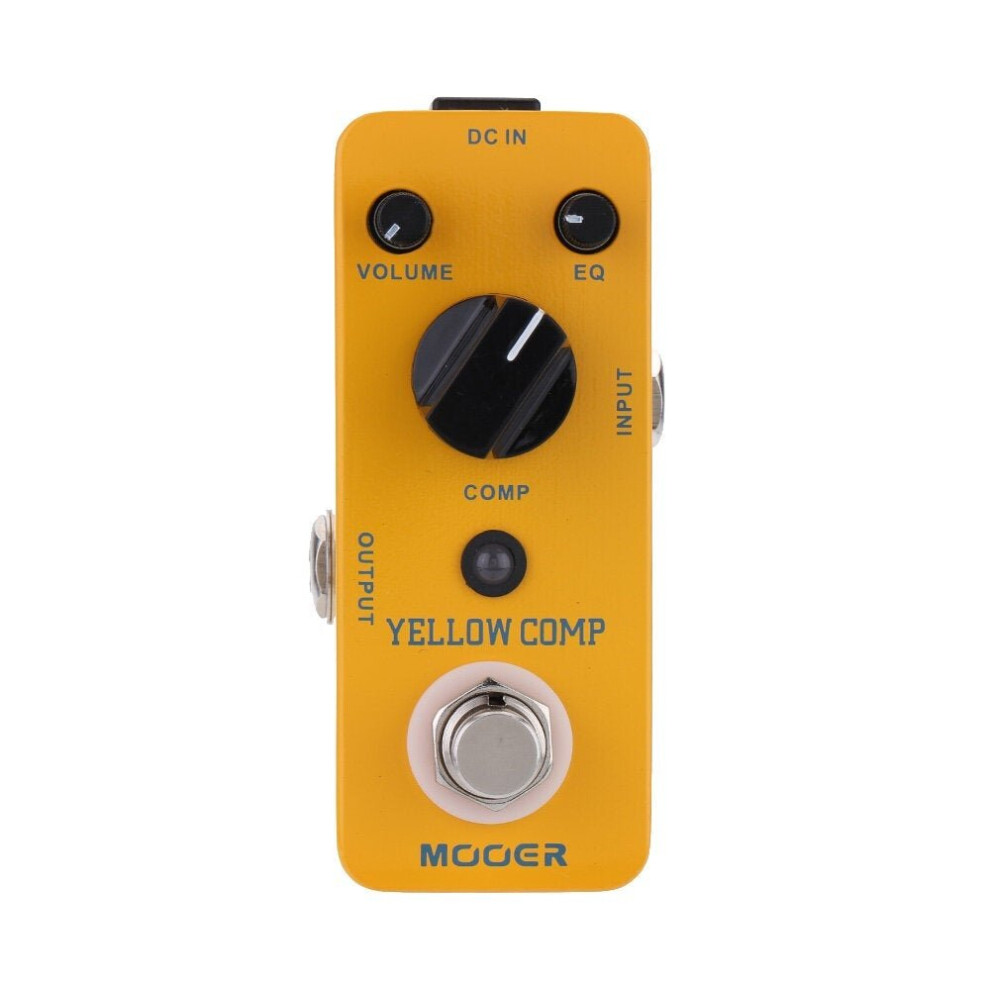 Yellow Comp Micro Mini Classic Optical Compressor Effect Pedal True Bypass Full Metal Shell Guitar Accessories