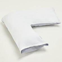 (White/Grey) V Pillow Orthopaedic V Shaped Pillow Extra cushion
