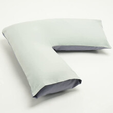 (Duck Egg/Grey) V Pillow Orthopaedic V Shaped Pillow Extra cushion