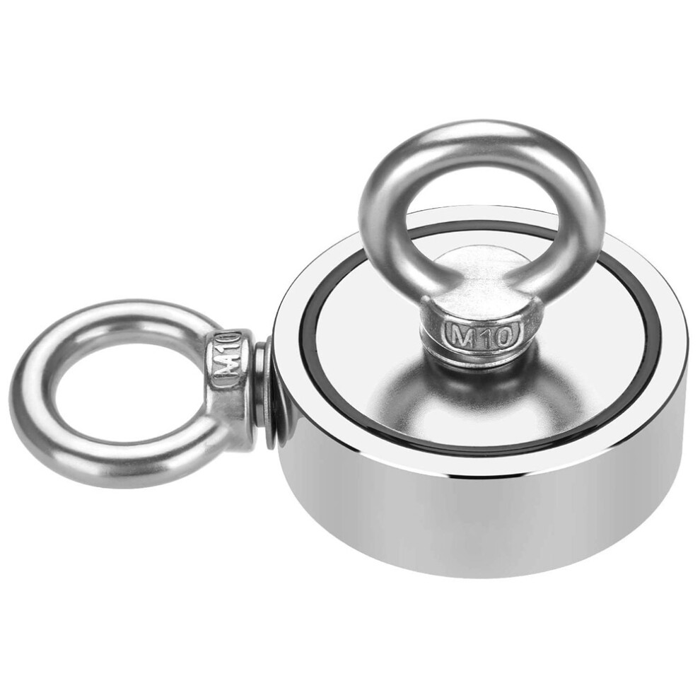 ((900Kg)116Mm) 160-1500Kg Recovery Fishing Magnet 48-136Mm Diameter Salvage Recovery Magnet For Detecting Metal Treasure 6112211864068